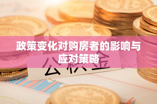 波密政策变化对购房者的影响与应对策略
