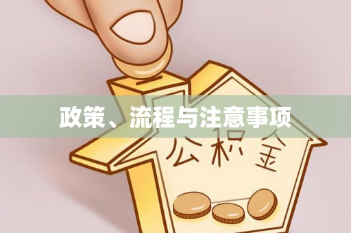 波密政策、流程与注意事项