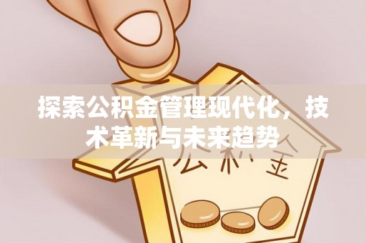 波密探索公积金管理现代化，技术革新与未来趋势