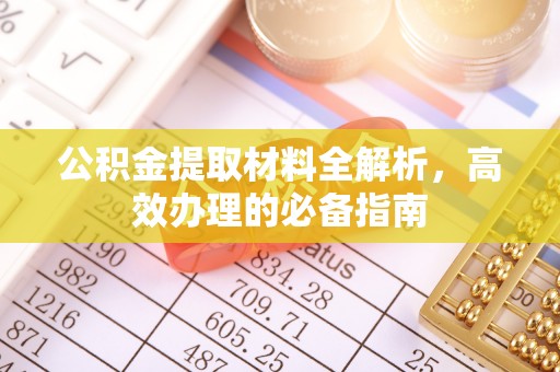 波密公积金提取材料全解析，高效办理的必备指南