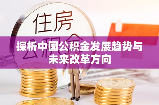 波密探析中国公积金发展趋势与未来改革方向