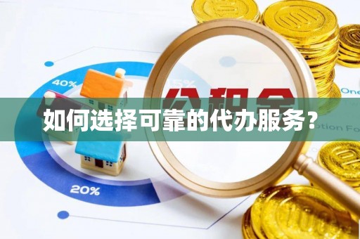 波密如何选择可靠的代办服务？
