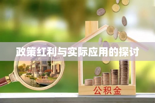 波密政策红利与实际应用的探讨