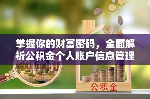 波密掌握你的财富密码，全面解析公积金个人账户信息管理