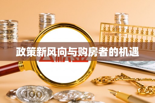 波密政策新风向与购房者的机遇