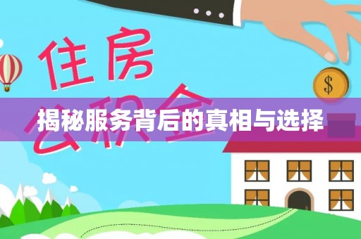 波密揭秘服务背后的真相与选择