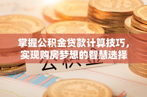 波密掌握公积金贷款计算技巧，实现购房梦想的智慧选择