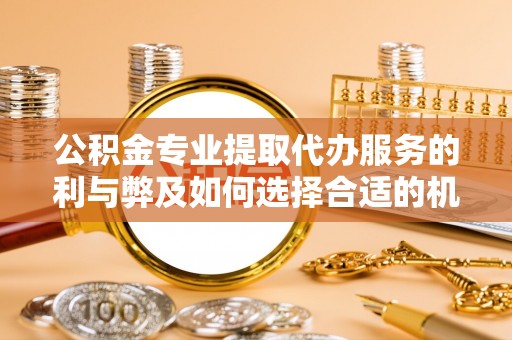 波密公积金专业提取代办服务的利与弊及如何选择合适的机构