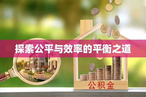 波密探索公平与效率的平衡之道