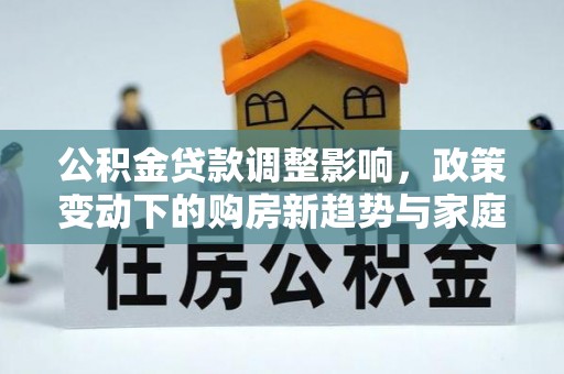 波密公积金贷款调整影响，政策变动下的购房新趋势与家庭财务规划