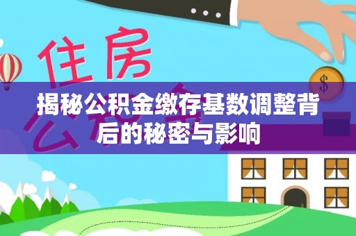 波密揭秘公积金缴存基数调整背后的秘密与影响