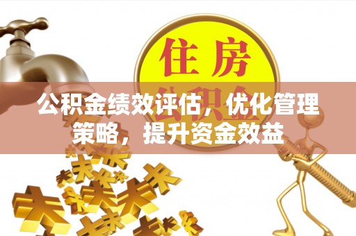 波密公积金绩效评估，优化管理策略，提升资金效益