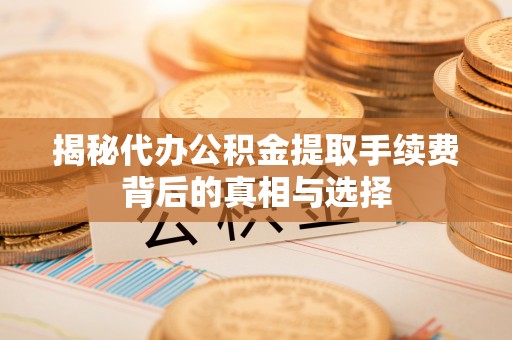 波密揭秘代办公积金提取手续费背后的真相与选择
