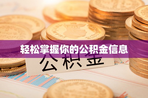 波密轻松掌握你的公积金信息